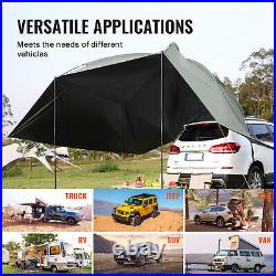 VEVOR 10'x7' Car Side Awning Rooftop Tent Sun Shade Vehicle Awning Camping Green