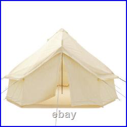 VEVOR Canvas Bell Tent 5m Waterproof Oxford Yurt Family Camping Regatta Tent