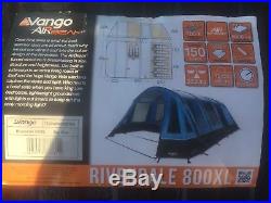 Vango rivendale 800xl Airbeam 8 Man Inflatable Tent With Carpet And Footprint