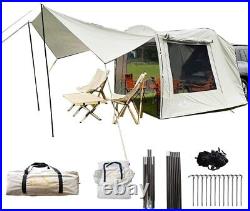 Versatile Car Tent SUV Tailgate Attachement Tent Rainfly Screen Room for Camping