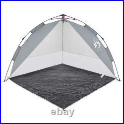 VidaXL Beach Tent Gray Quick Release Waterproof VidaXL Beach Tent Gray Quick Release Waterproof