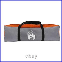 VidaXL Camping Tent 5-Person Grey and Orange Waterproof VidaXL Camping Tent 5-Person Grey and Orange Waterproof