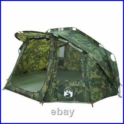 VidaXL Fishing Tent 5-Person Camouflage Waterproof