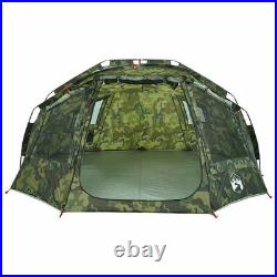 VidaXL Fishing Tent 5-Person Camouflage Waterproof