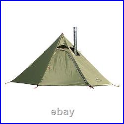 Vilemoon Tipi Hot Tent with Fire Retardant Stove Jack for Flue Pipes, 34. New