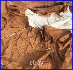 Vintage Canvas Outdoor Venture Tent 9' X 12', EXCELLENT NO POLES Vintage Canvas Outdoor Venture Tent 9' X 12', EXCELLENT NO POLES