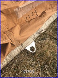 Vintage Canvas Outdoor Venture Tent 9' X 12', EXCELLENT NO POLES Vintage Canvas Outdoor Venture Tent 9' X 12', EXCELLENT NO POLES