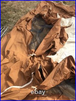 Vintage Canvas Outdoor Venture Tent 9' X 12', EXCELLENT NO POLES Vintage Canvas Outdoor Venture Tent 9' X 12', EXCELLENT NO POLES