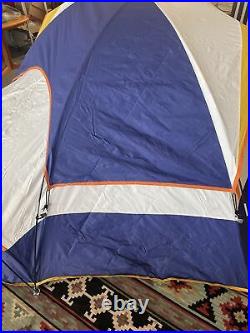 Vintage Hillary 3-4 Person Durango 2 Room Hex Dome Tent Great Condition