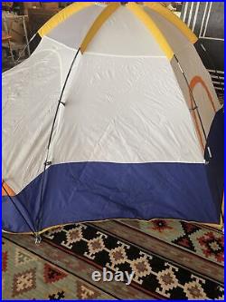 Vintage Hillary 3-4 Person Durango 2 Room Hex Dome Tent Great Condition