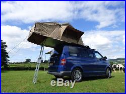 Vw T5 Lwb Transporter 4 Man Expedition Roof Tent Camping Travel Outdoor