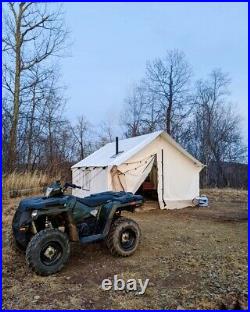WHITEDUCK Alpha Canvas Wall Tent- 4 Season Camping Hunting- Fire Water Repellent