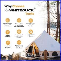 WHITEDUCK Avalon Canvas Bell Tent 13' Water Repellent Camping 5/5 Condition