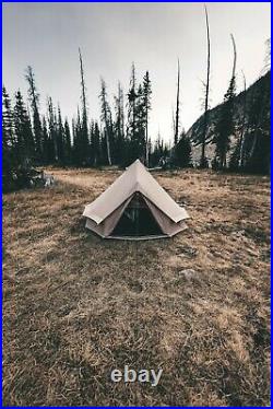 WHITEDUCK Mini Regatta 2.5M Canvas Camping Bell Tent Lightweight & Waterproof