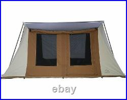 WHITEDUCK Prota Camping Tent 10'x14' Cotton Canvas Flex-bow Cabin Style Tent