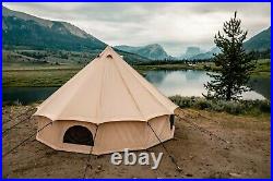 WHITEDUCK Regatta Canvas Bell Tent Family Camping Beige 10' 5/5 Condition