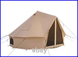 WHITEDUCK Regatta Canvas Bell Tent Family Camping Beige 10' 5/5 Condition
