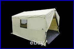 Wall Tent Canvas 6 Person 12' x 10' Outdoor Camping Sleeping With Stove Jack