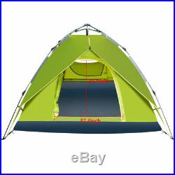Waterproof 4-5 Person Automatic Instant Pop Up Hiking Tent Family Camping Tent