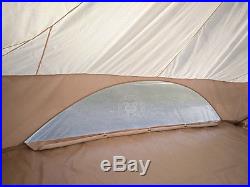 Waterproof 4m Bell Tent for Family Camping Outdoor Luxury Safari Glamping Tent