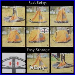 Waterproof 5-6 People Automatic Instant Pop Up Tent Family Camping Hiking Tent