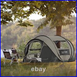 Waterproof Automatic 3 People Outdoor Instant Popup Tent Camping Hiking Canopy