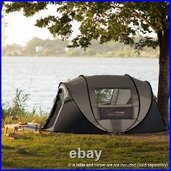Waterproof Automatic 3 People Outdoor Instant Popup Tent Camping Hiking Canopy