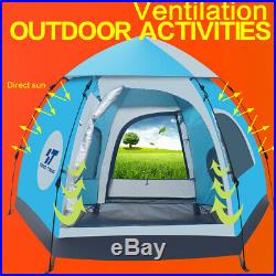Waterproof Automatic 5-6 People Outdoor Instant Popup Tent Camping Hiking Canopy