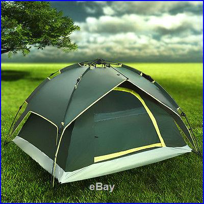 Waterproof Double layer Automatic Outdoor 2-3 Person Instant Camping Family Tent