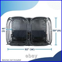 WeatherPod Sideline XXL PodSIDXXL Person Pop-Up Weather Pod Gray