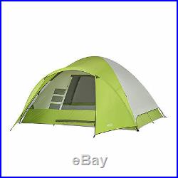 Wenzel 8 Person Portico 10 x 12 Ft. Outdoor Family Camping Tent, Green 7362516