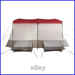 Wenzel Kodiak 12 x 14 9 Person Family Cabin Style Camping Tent with divider, Red