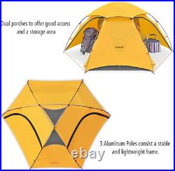 Winter Tent 4 Season Traveling Hunting Hiking Cover Shelter Wind Snow 2-Person