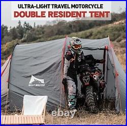Wolf Walker Motorcycle Tent For Camping 2-3 Person Waterproof Instant Tents