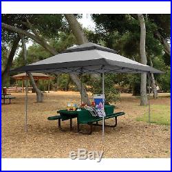 Z-Shade 13 x 13 Foot Instant Gazebo Canopy Tent Outdoor Patio Shelter, Gray