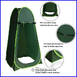 Zipper Pop Up Changing Room Toilet Shower Fishing Camping Dressing Bathroom Tent