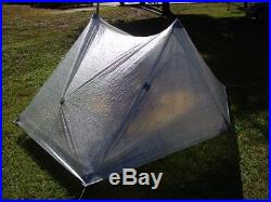 Zpacks Duplex Ultralight Two Person Tent, 1.3 lbs (608 grams), Gray, Used