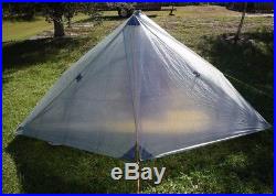 Zpacks Duplex Ultralight Two Person Tent, 1.3 lbs (608 grams), Gray, Used